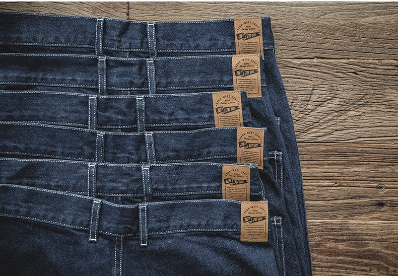 ★11.5ozオンス 程よくゆったりシルエット デニムパンツ★28~36