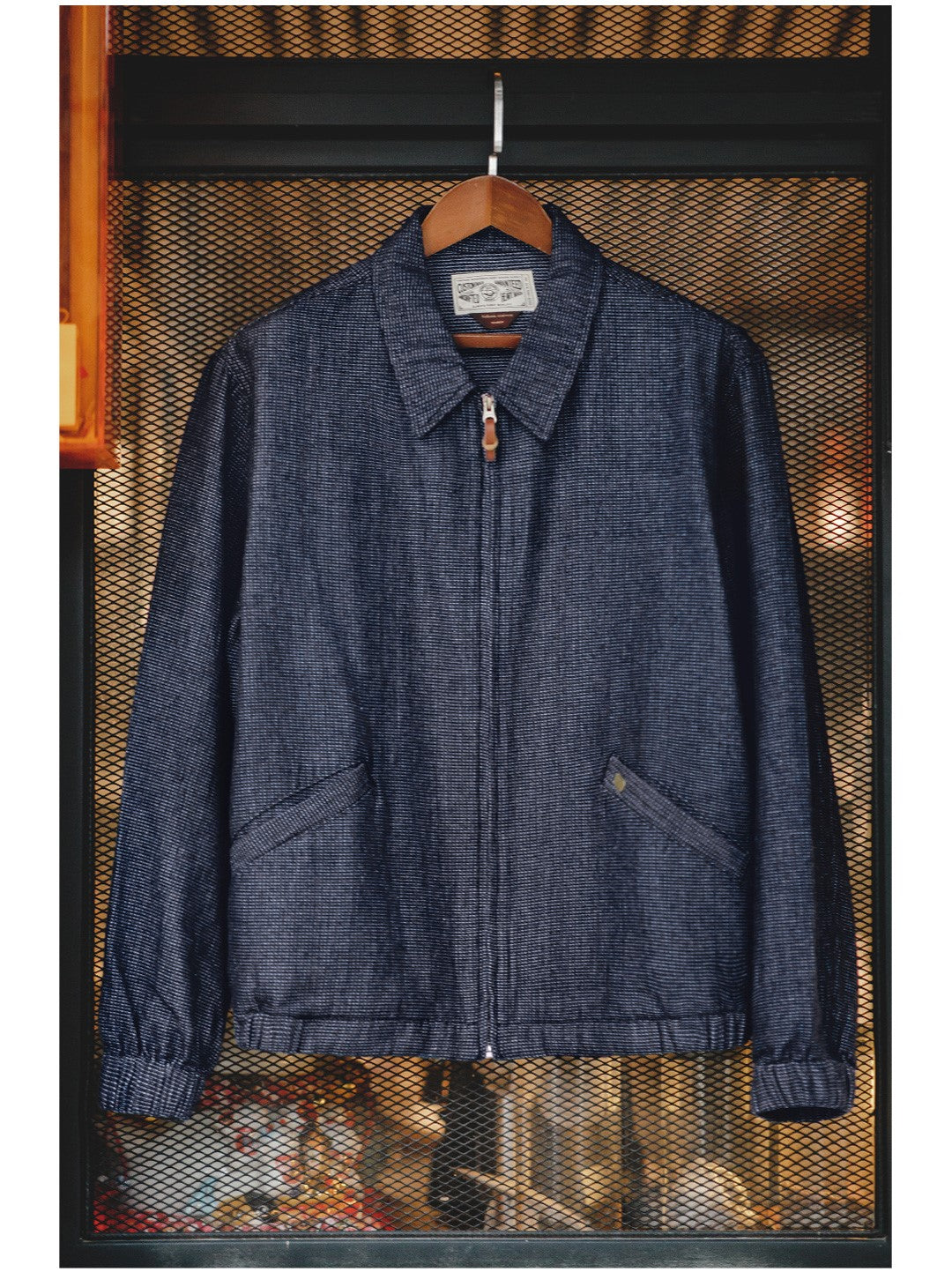 ◇デニム スウィングトップ ブルゾンハリントン ジャケット◇S~3XL