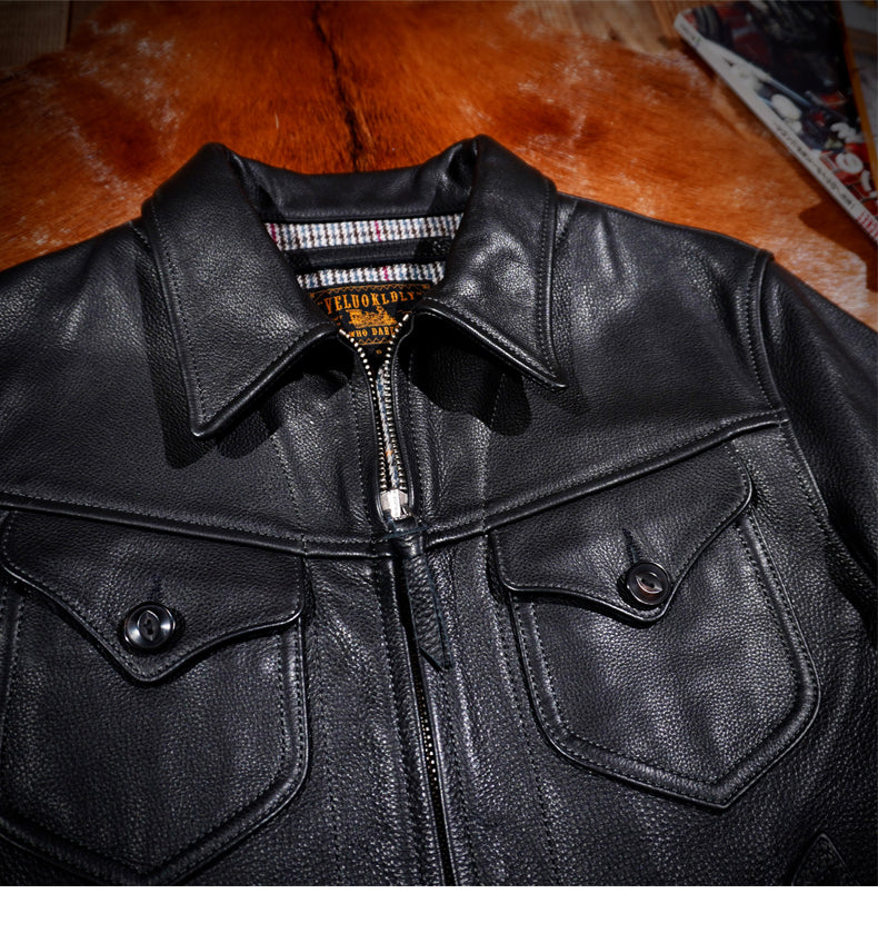 70’s ヴィンテージ復刻 アメリカ産 ウォッシュ カウレザー シングルライダース ジャケット S~4XL