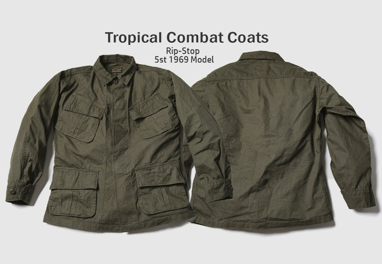 ヴィンテージ モディファイ 8.5OZ コットン リップストップ TCU ミリタリージャングルファティーグ ジャケット◇S~2XL