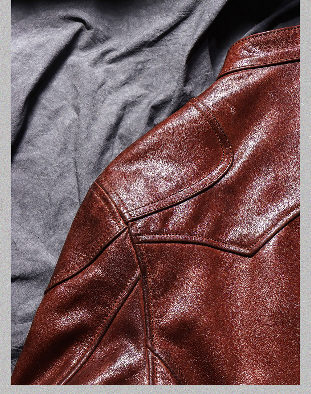 ▲ビンテージ復刻 植物タンニン鞣し ゴートレザー シングルライダース ジャケット▼M~4XL