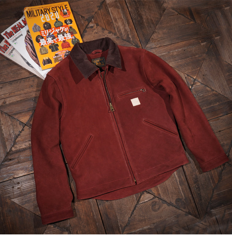 ☆ヌバックレザー使用☆デトロイト ジャケット☆S~3XL