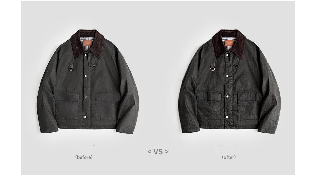 ◇オイルワックスキャンバス フィッシングジャケット◇ワックス付きS~3XL