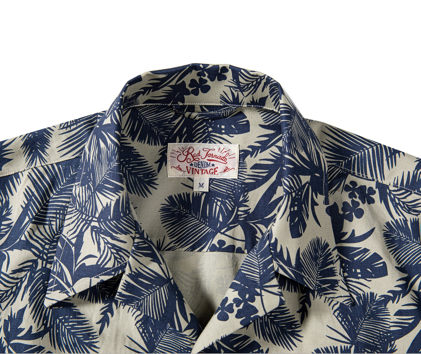△ヴィンテージ復刻 リーフ柄 半袖 アロハシャツ▽S~3XL
