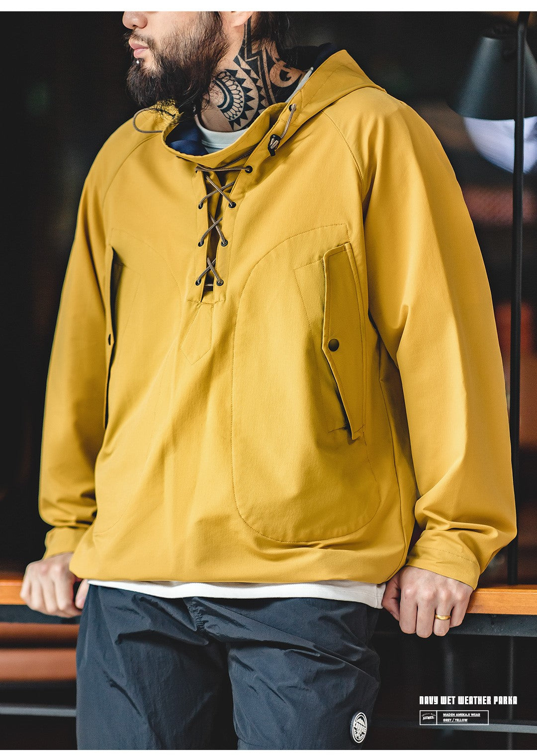 △ヴィンテージ復刻 デザインデッキパーカー アノラックジャケット▽S~2XL