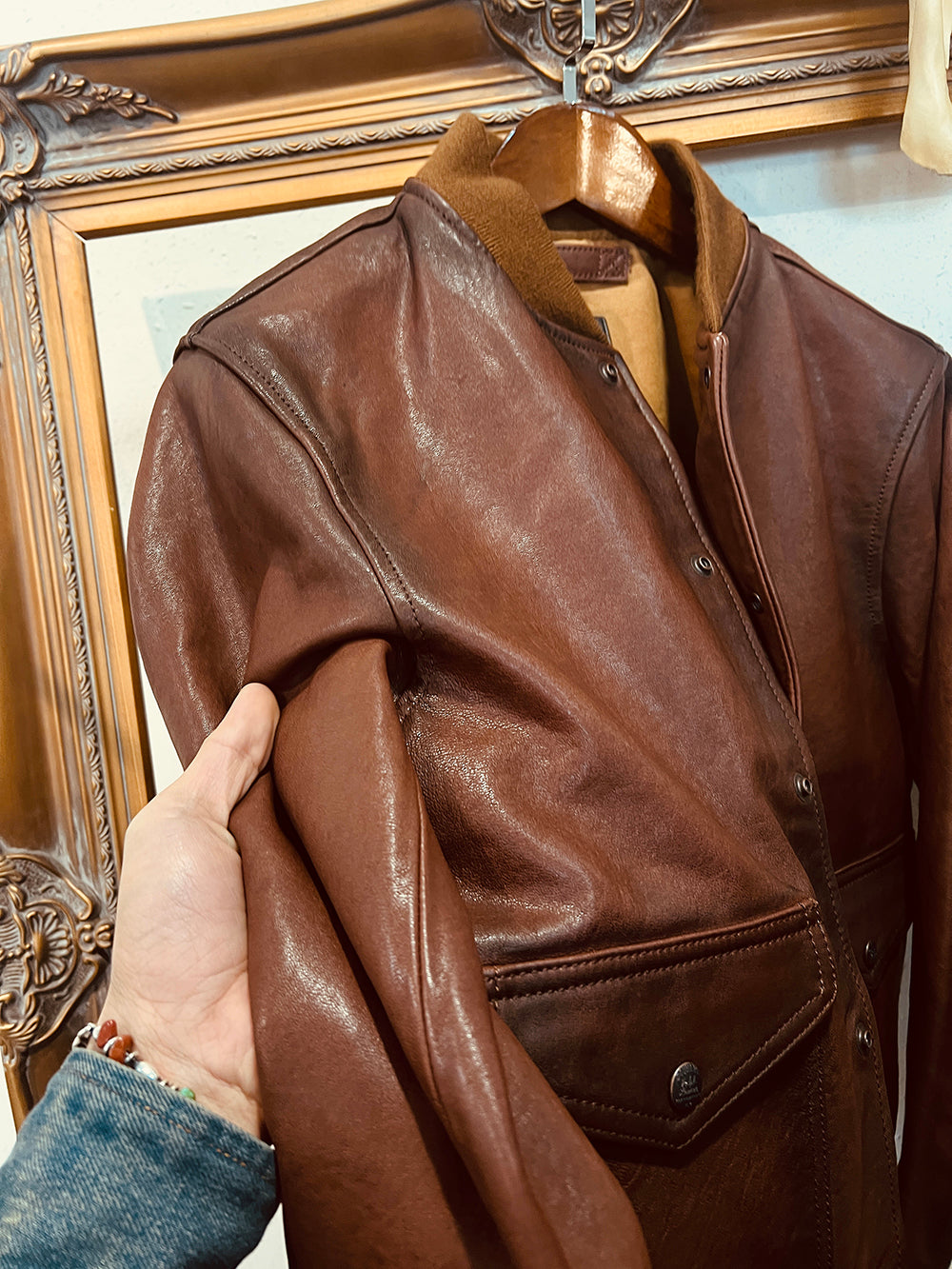 ◇早い者勝ちSALEプライス◇1.2mmシープスキン A-1 フライトジャケット M~XL