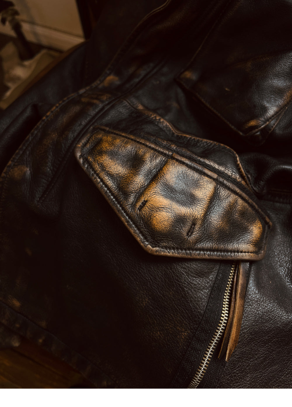 ▲抜群のヴィンテージ加工 カウレザー M-65 ジャケット▼S~3XL