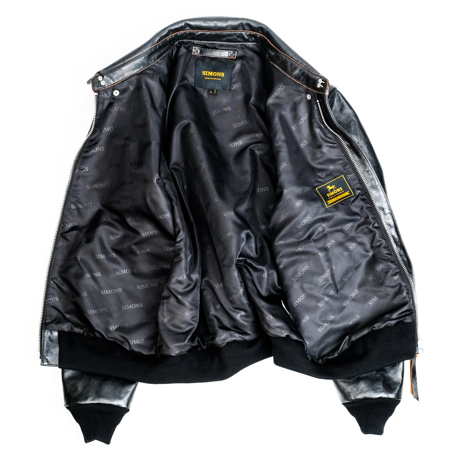 △ヴィンテージ復刻 茶芯 ホースハイドレザー A-2ジャケット▽S~3XL