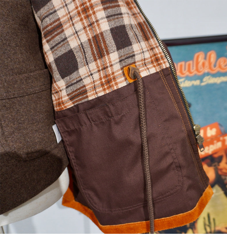 ▲細部のディテールまで完璧な拘り▲1.3㎜スウェードレザー ハンティング ジャケット▼M~4XL