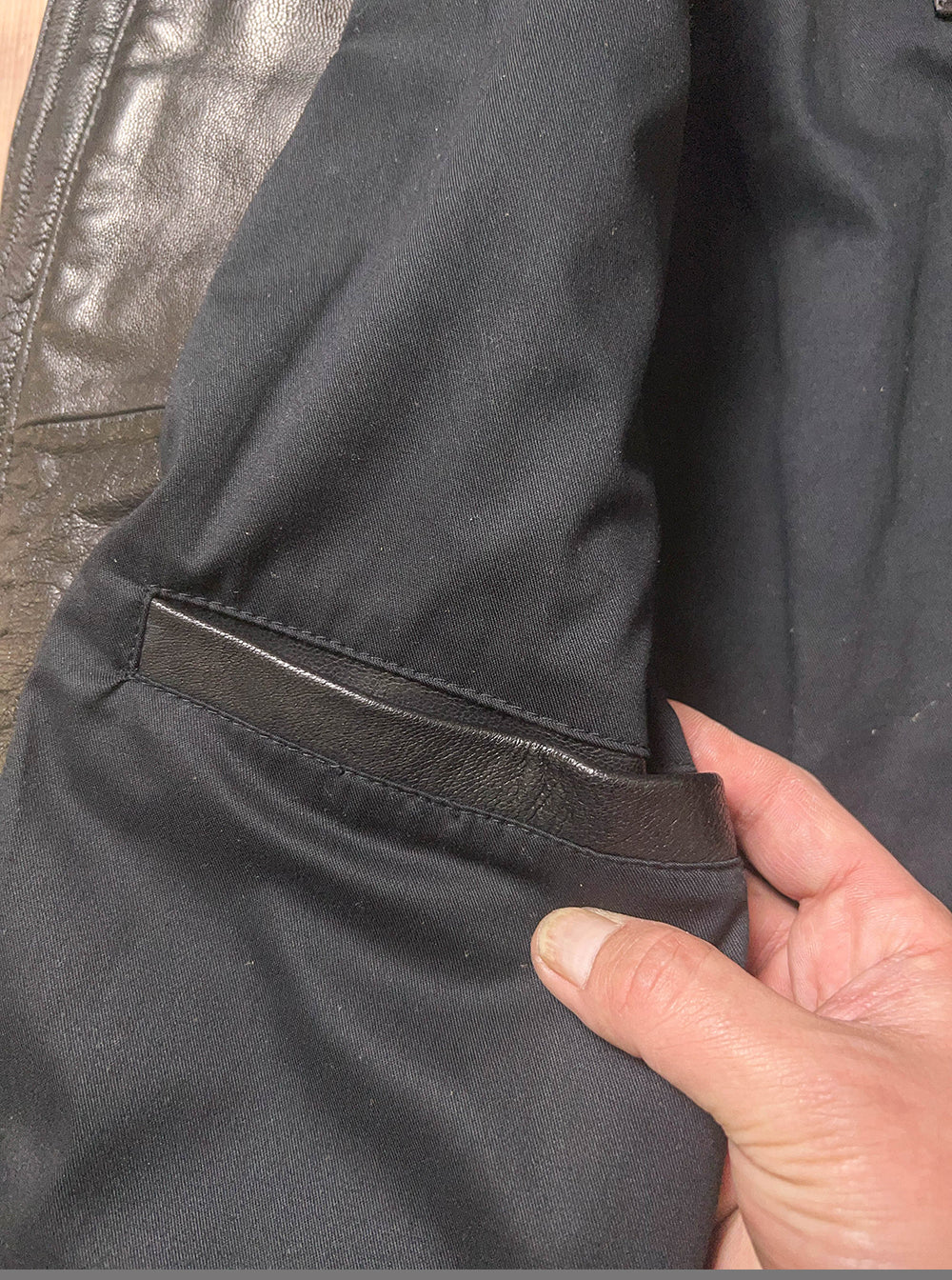 SALEプライス★VINTAGE復刻デザイン 植物タンニンなめし ゴートレザー シングルライダースジャケット★M~5XL