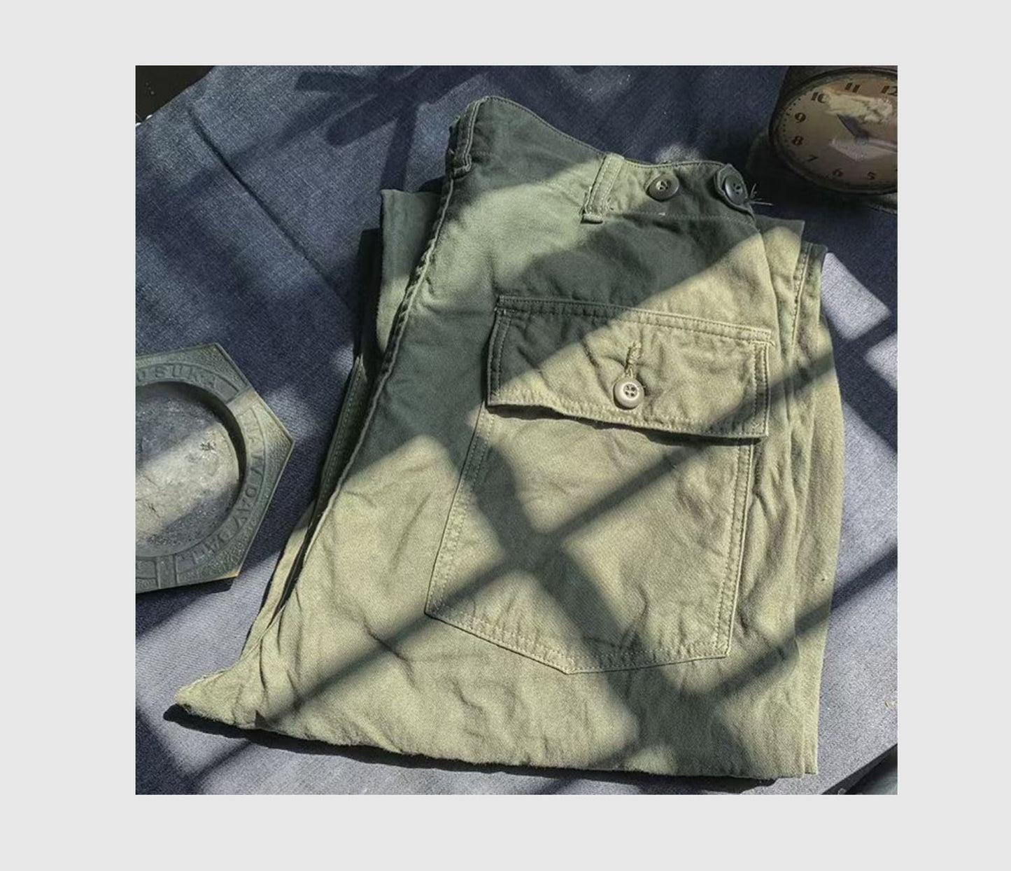 ◇US ARMY OG107復刻 10.5OZ サテンコットン ベーカーパンツ◇XS~2XL