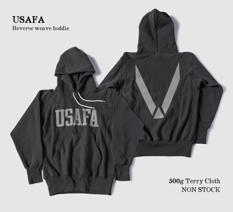 2色展開◆復刻usafaリバースウィーブ スウェットパーカー◆S~2XL