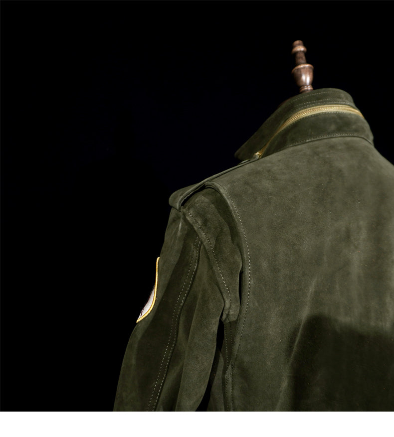 3色展開▲TAXI DRIVER トラヴィスモデル▲ビンテージ復刻 スウェード M-65 ジャケット▼L~3XL