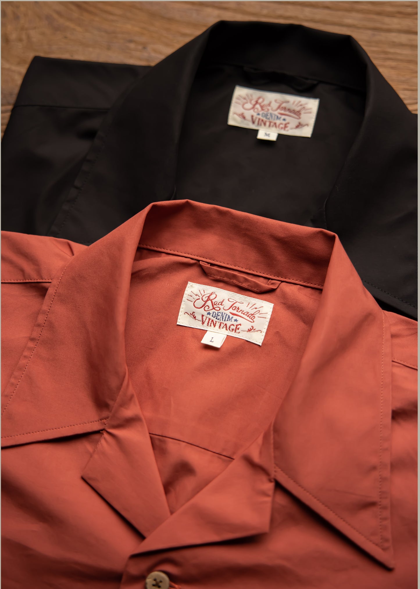 2色展開★メンズ オーガニックコットンプリン使用★オープンカラー シャツS~3XL