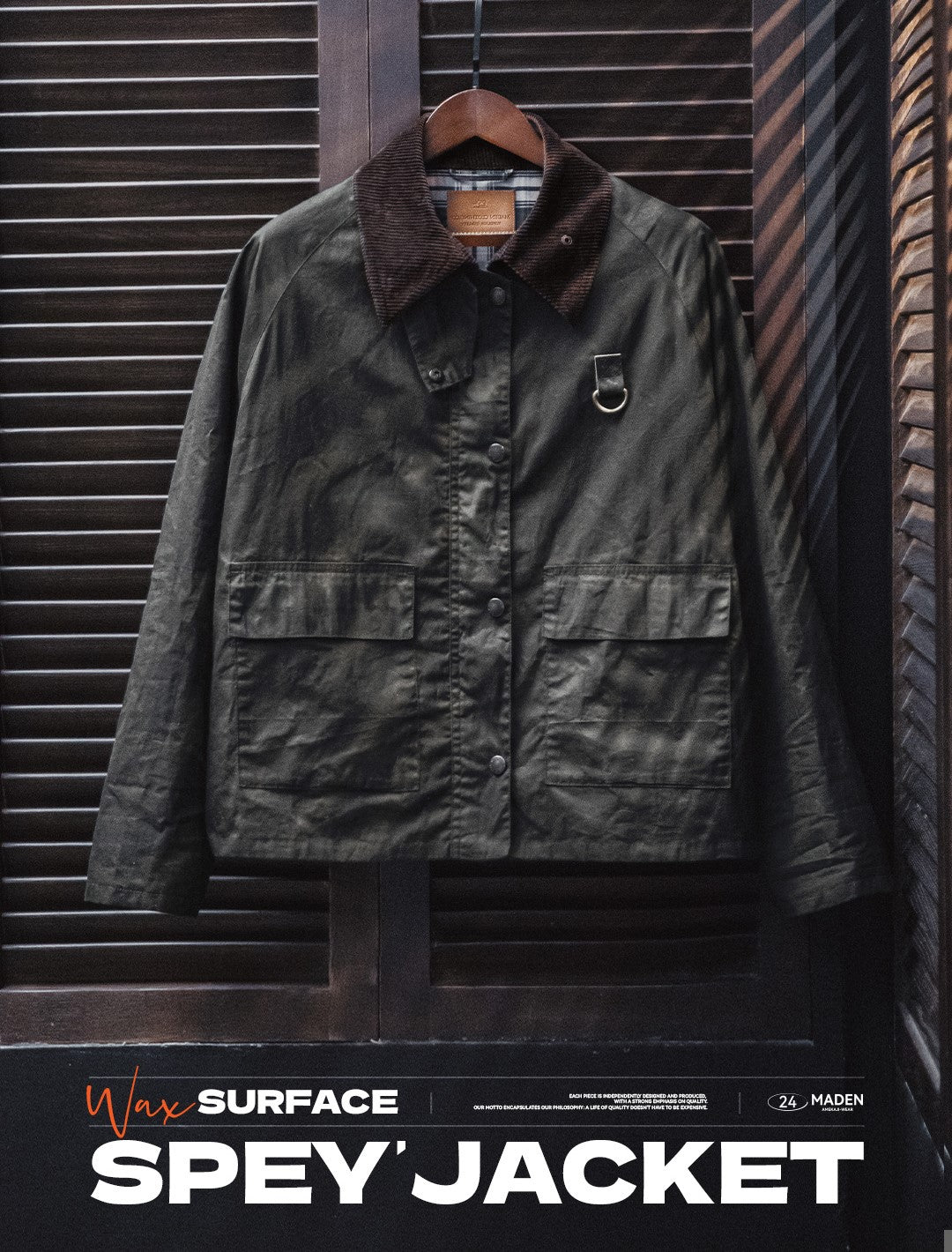◇オイルワックスキャンバス フィッシングジャケット◇ワックス付きS~3XL