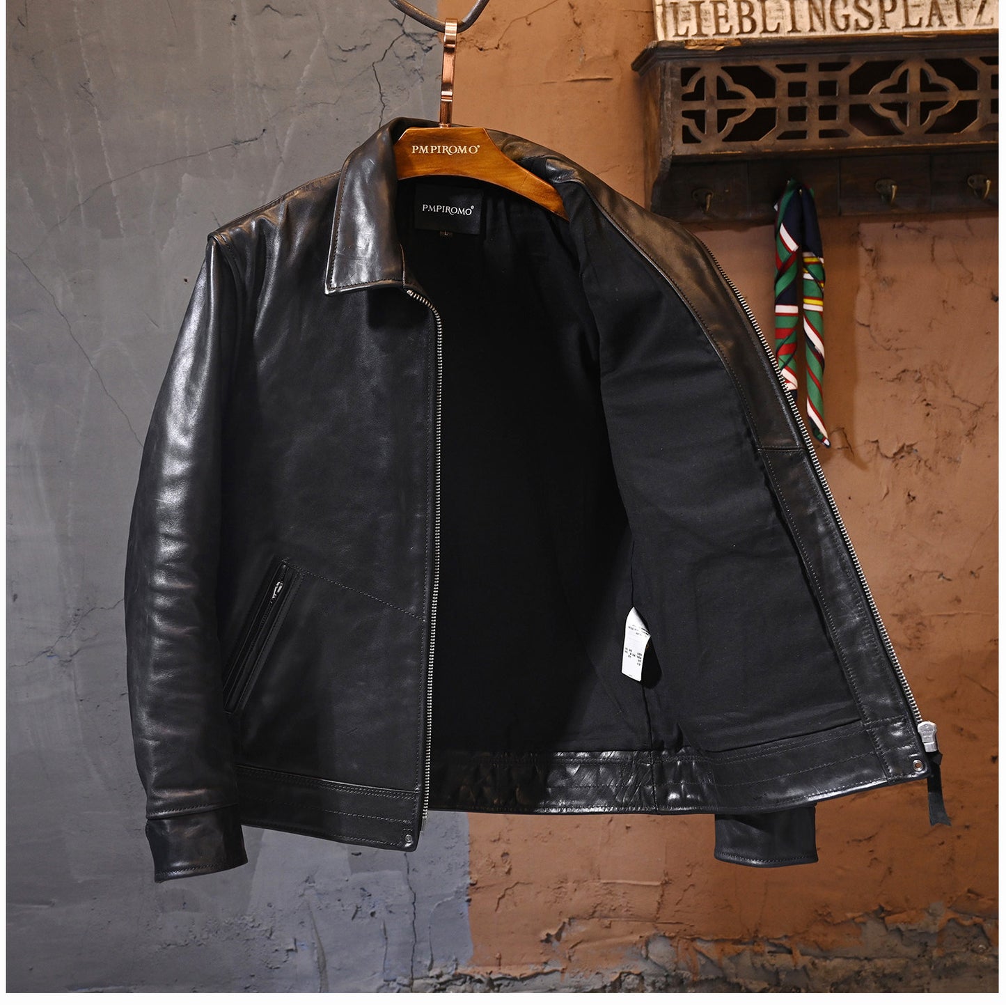 1.3mm厚★ホースハイド スポーツジャケット★M~2XL