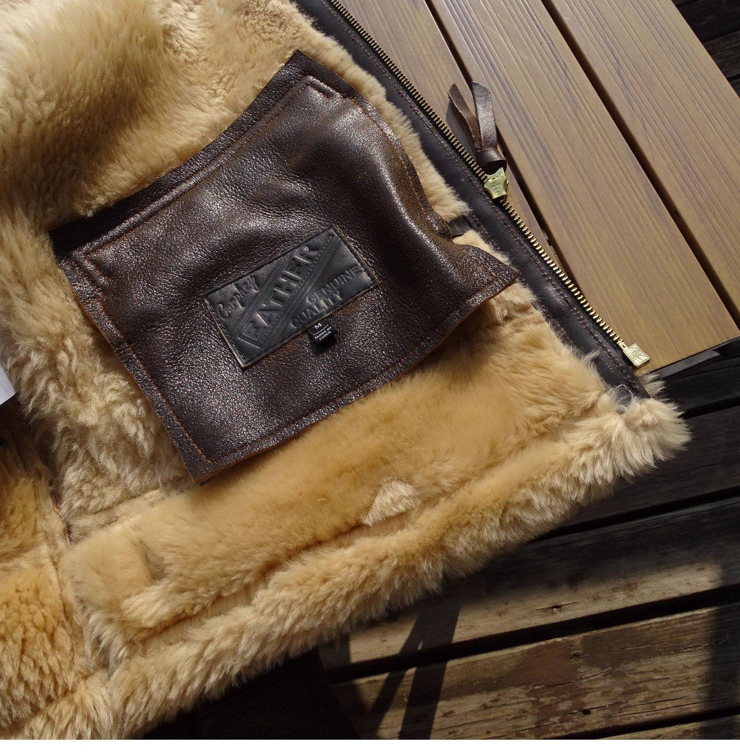 昨シーズン売り切りSALE◆B-3 ムートン フライトジャケット◆S~5XL/ブラウン