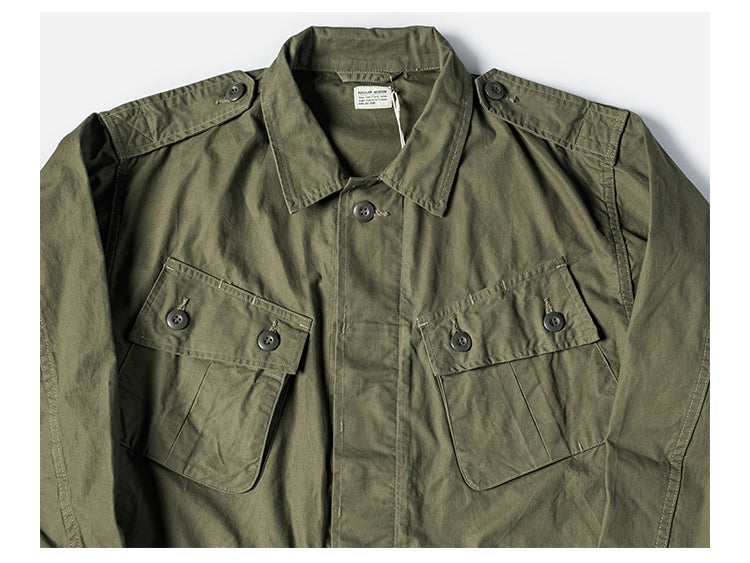 ヴィンテージ モディファイ 7.5OZ コットン TCU 1stモデル ミリタリージャングルファティーグ ジャケット◇S~2XL