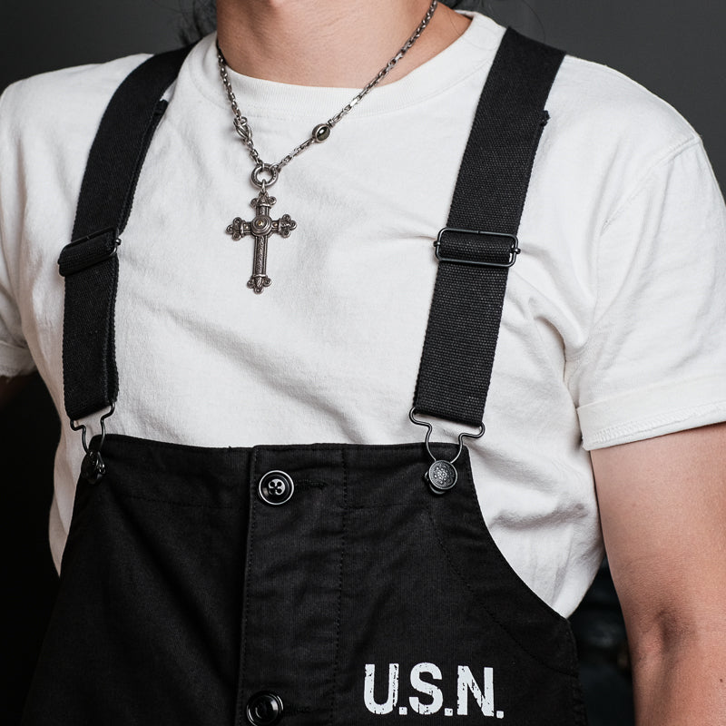 2色展開★40'sヴィンテージ復刻デザイン U.S.NAVY N-2 デッキレインオーバーオール★S~2XL