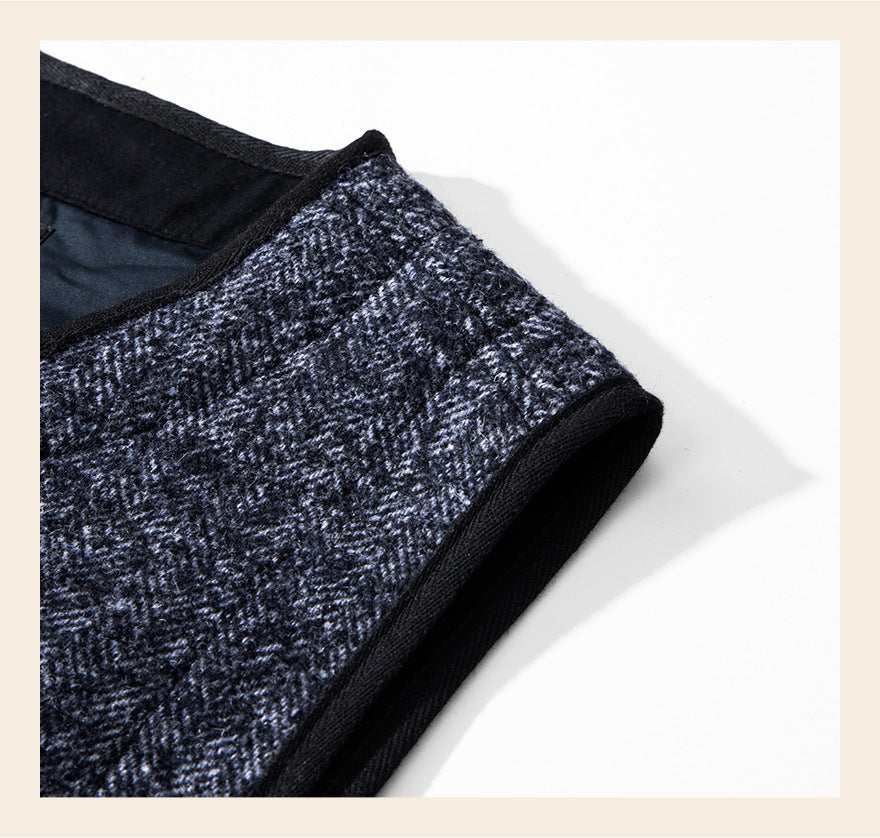 ★ヴィンテージ復刻 ウールコットン ビーチベスト★S~2XL