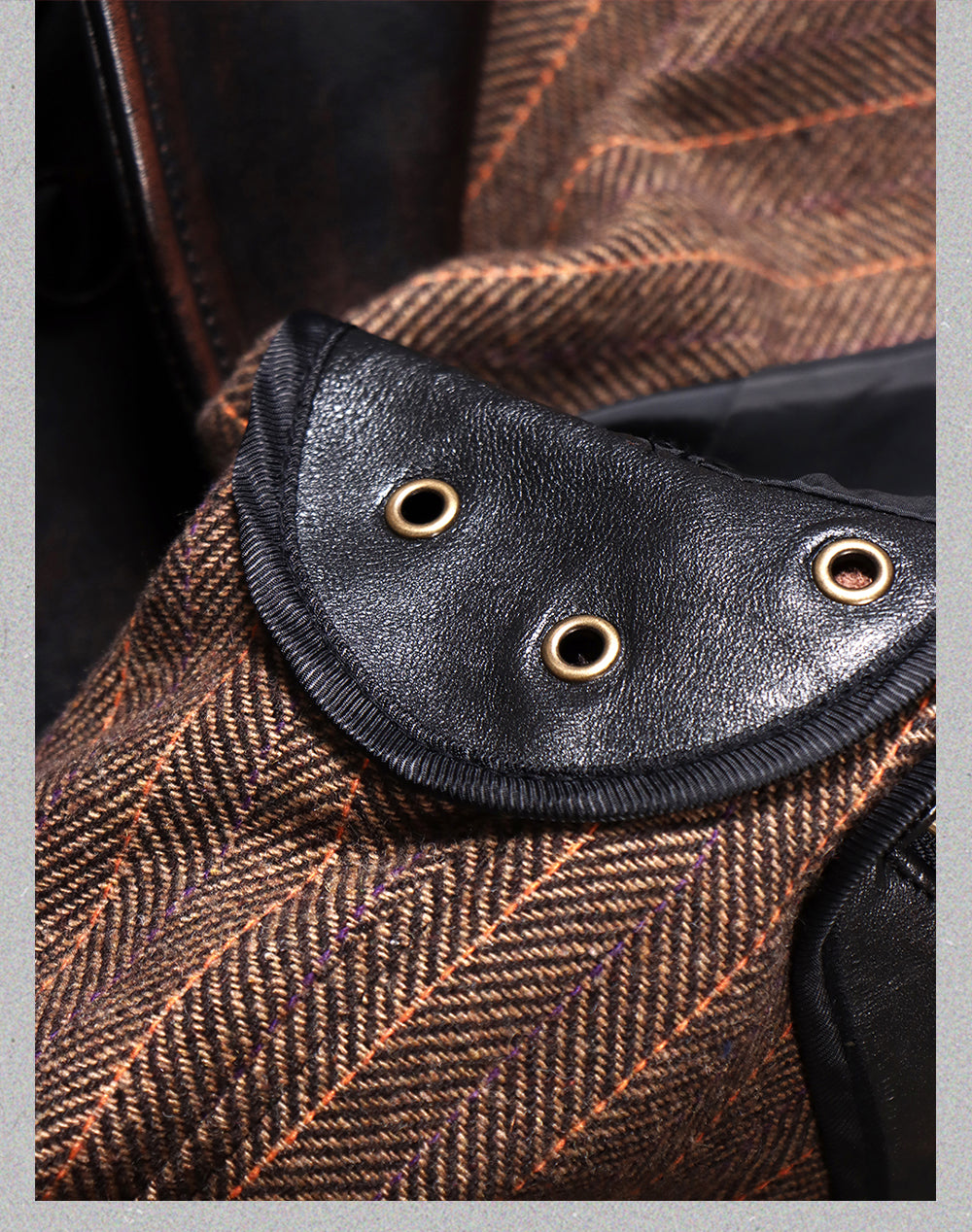 ヴィンテージ 復刻 茶芯 ホースハイド ボタン式ダブルライダースジャケットS~4XL