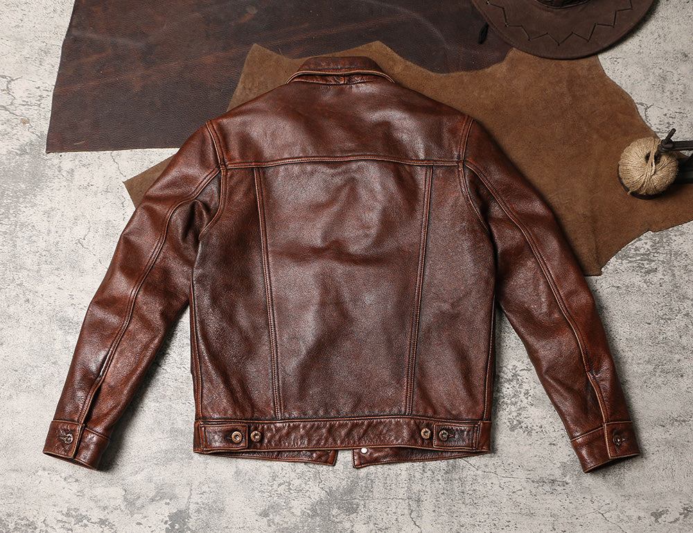 ★2nd型 507復刻モデル カウレザージャケット★ M~5XL