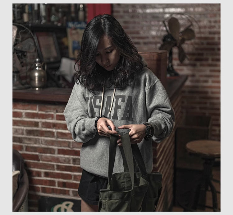 2色展開◆復刻usafaリバースウィーブ スウェットパーカー◆S~2XL