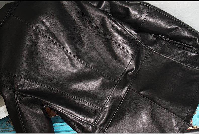 ◇ヴィンテージ復刻デザイン◇カウレザーハンティングジャケット◇ M~2XL