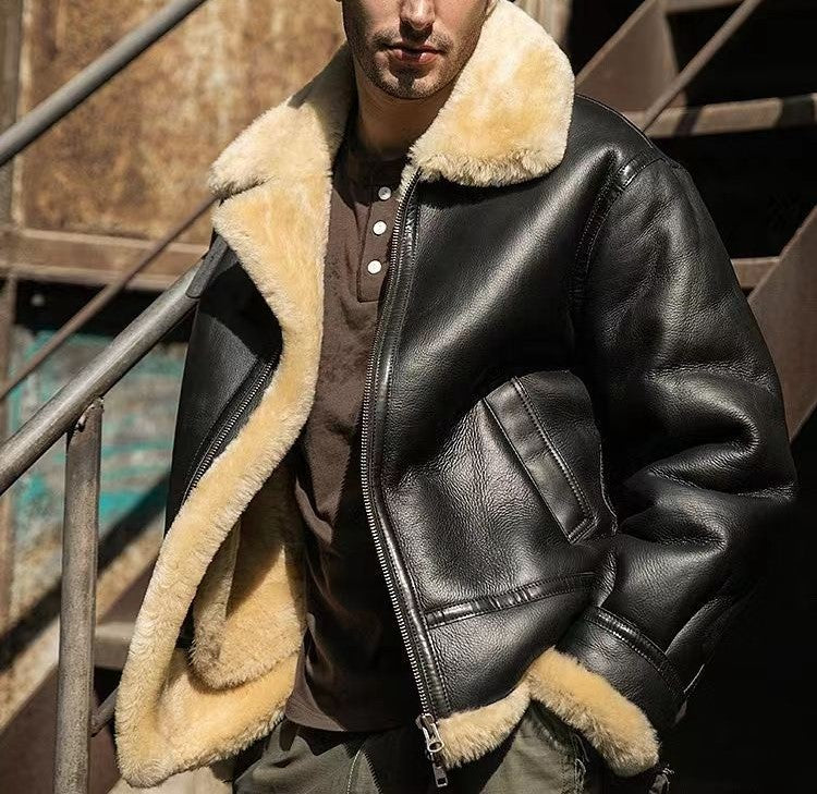 ◇オーストラリア産ムートン B-3フライトジャケット◇L~5XL