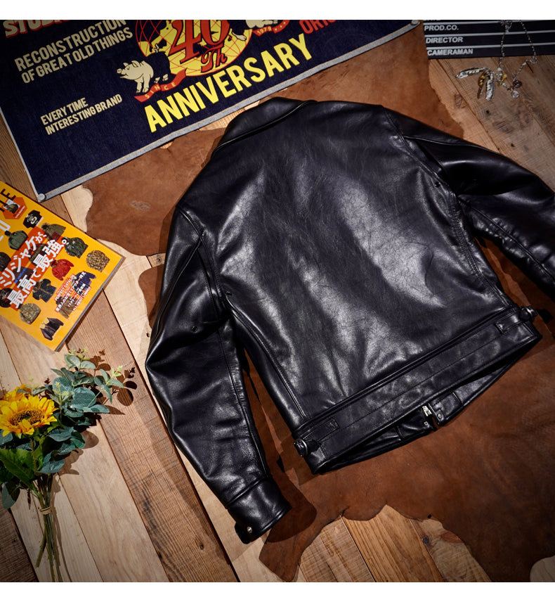 ヴィンテージ復刻 イタリア産カウレザーメカニック フライトジャケットS~4XL