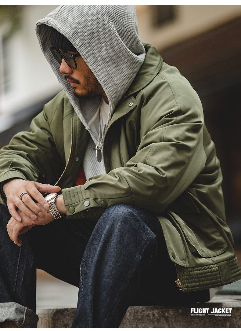 2色展開◆U.S.ARMY復刻 モディファイフライトジャケット メンズ◆S~2XL