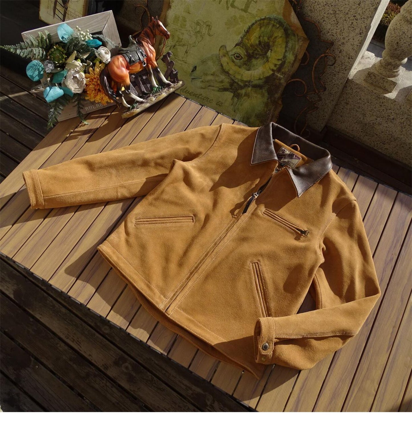 売り切りSALE価格✩30’s ヴィンテージ復刻 スウェードジャケット✩ S~4XLサイズ