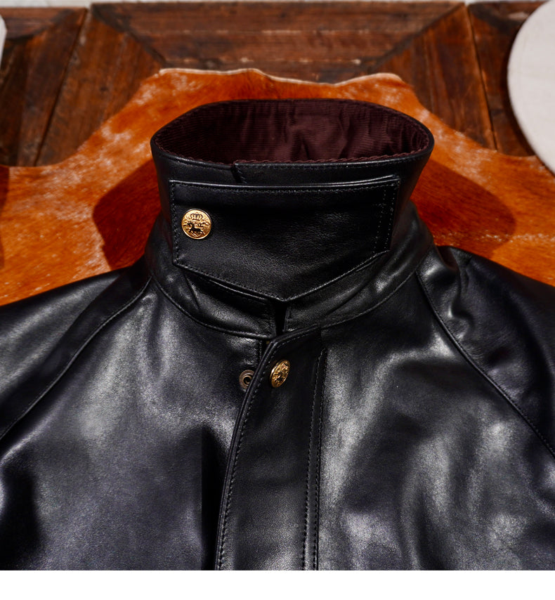 ▲細部のディテールまで完璧な拘り▲ホースハイドレザー ジャケット▼S~4XL