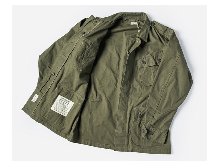 ヴィンテージ モディファイ 7.5OZ コットン TCU 1stモデル ミリタリージャングルファティーグ ジャケット◇S~2XL