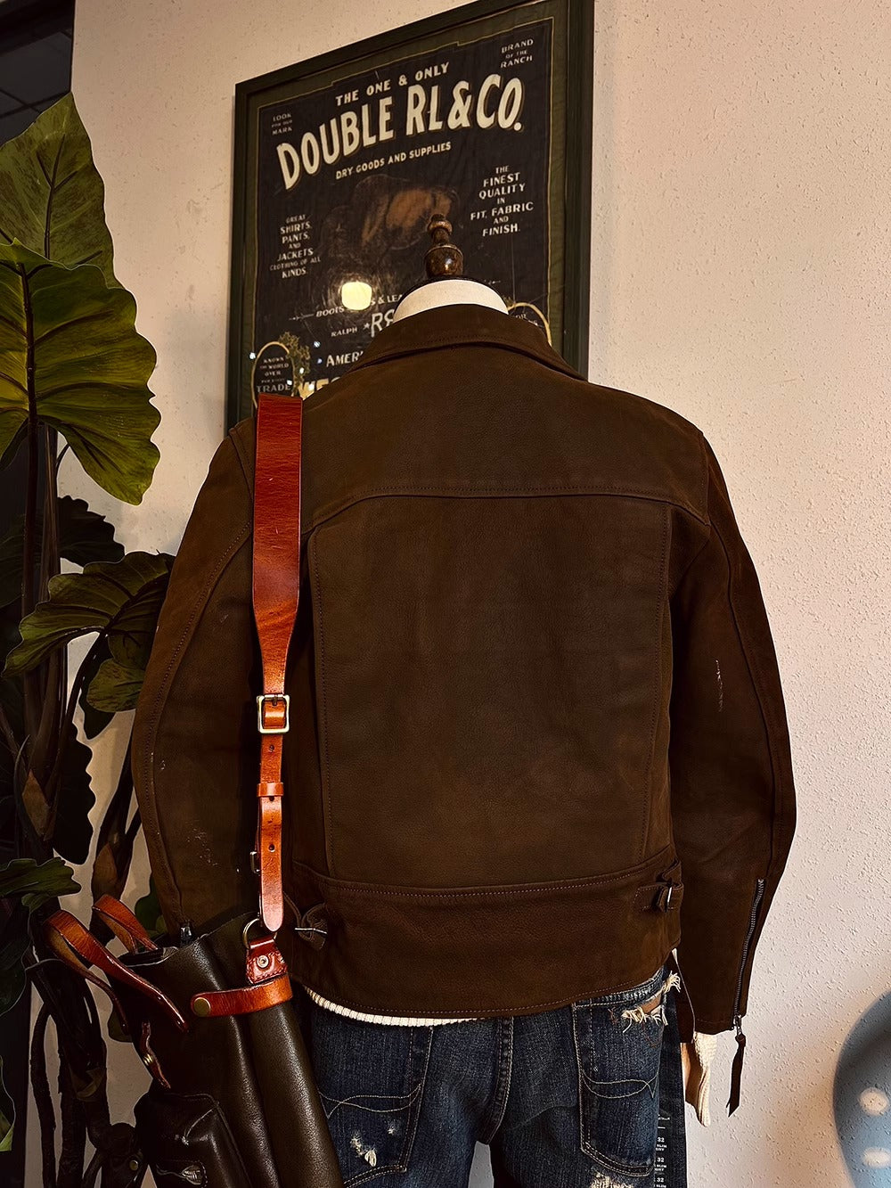ヴィンテージ50s復刻 カーフレザー ダブルライダースジャケットS~4XL