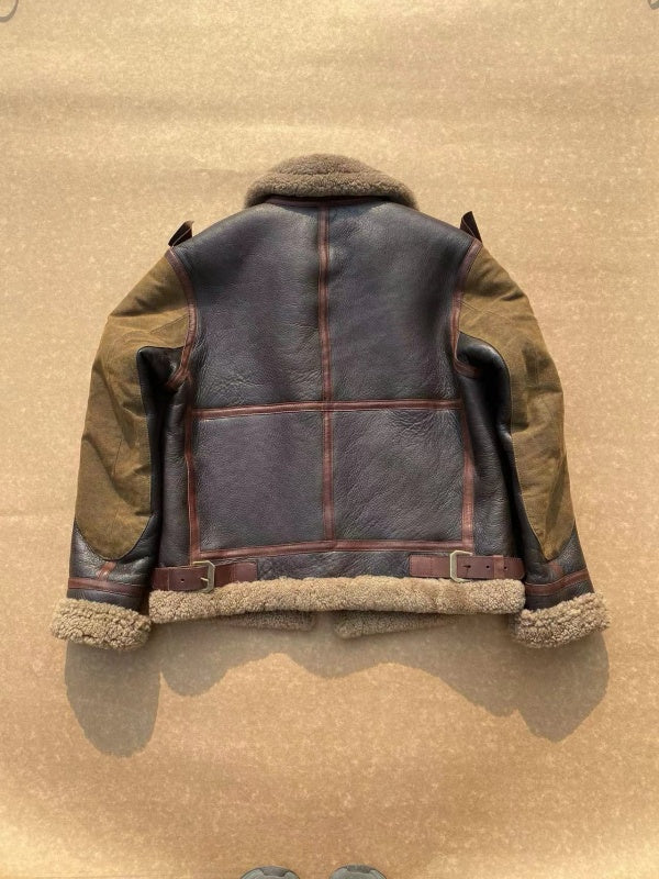 ✩オーストラリア産ムートン×ホースハイド B-3フライトジャケット✩S~6XL