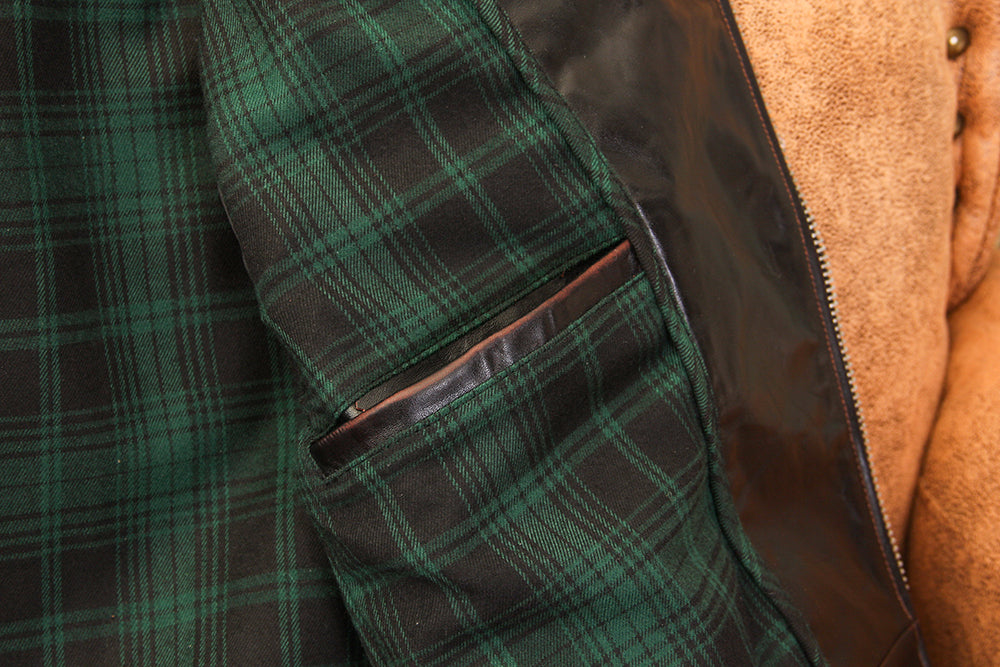 Niceなヴィンテージ加工◆ヴィンテージ50s J24型 復刻 茶芯ホースハイドレザーDポケ ダブルライダースジャケット◆S~4XL