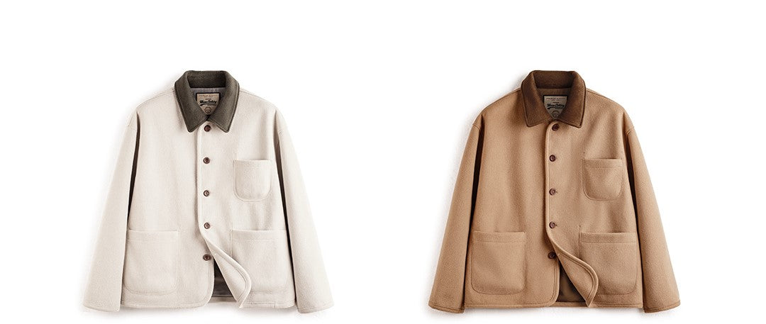 2色展開▲ウールライクジャケット▼S~2XL