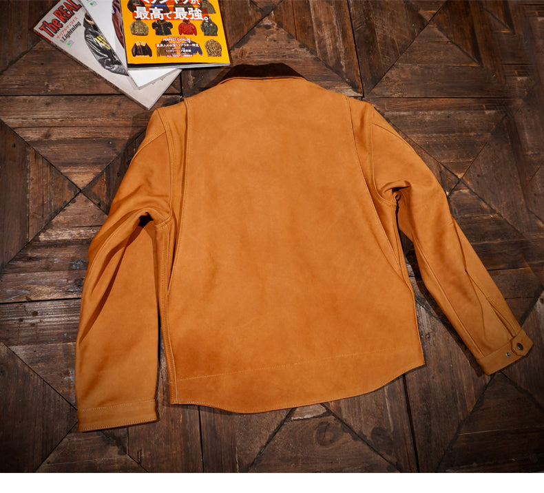 ▲ヌバックレザー使用▲デトロイト ジャケット▼S~3XL