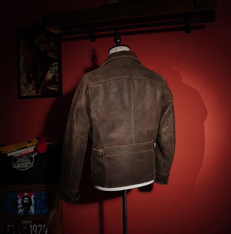 1940's VINTAGE復刻 日本産ゴートレザー使用 スポーツジャケット S~3XL