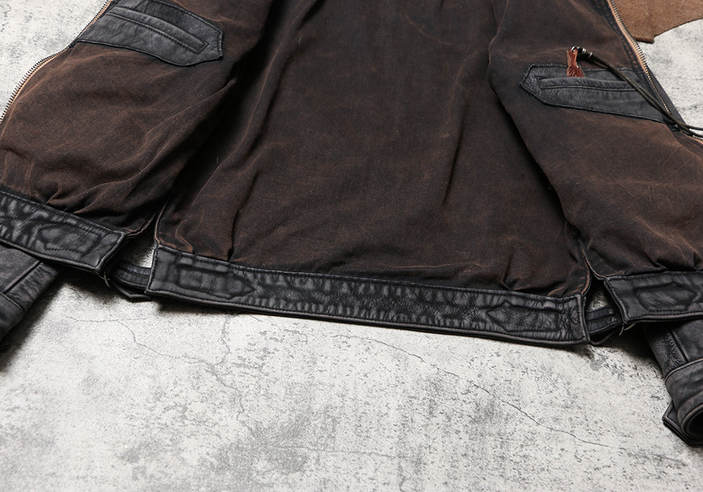 ◇ドイツ空軍復刻 エーリヒ・ハルトマン モデル カウレザージャケット◇S~4XL
