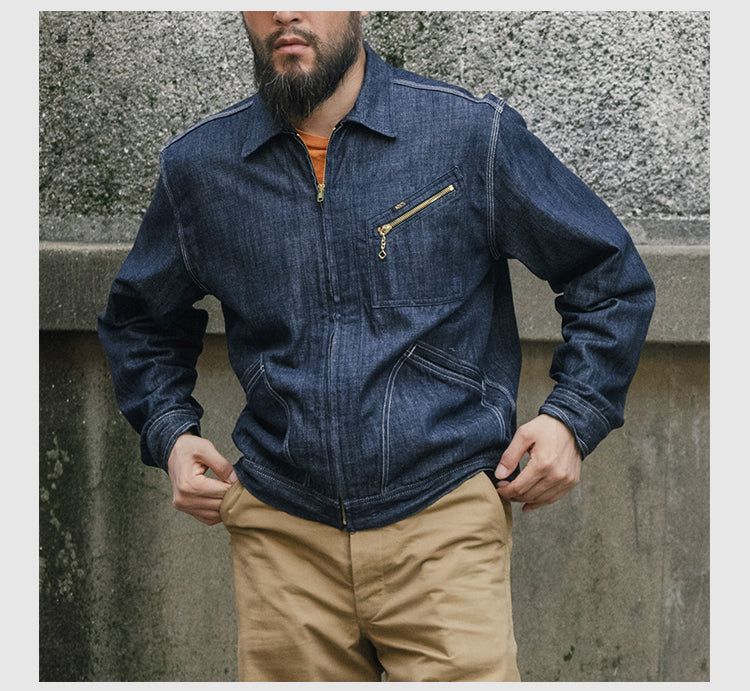 ☆ヴィンテージ 91-Bタイプ復刻 8OZ デニムジャケット☆S~2XL