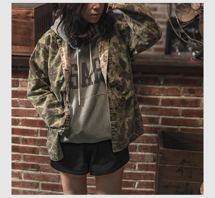2色展開◆復刻usafaリバースウィーブ スウェットパーカー◆S~2XL