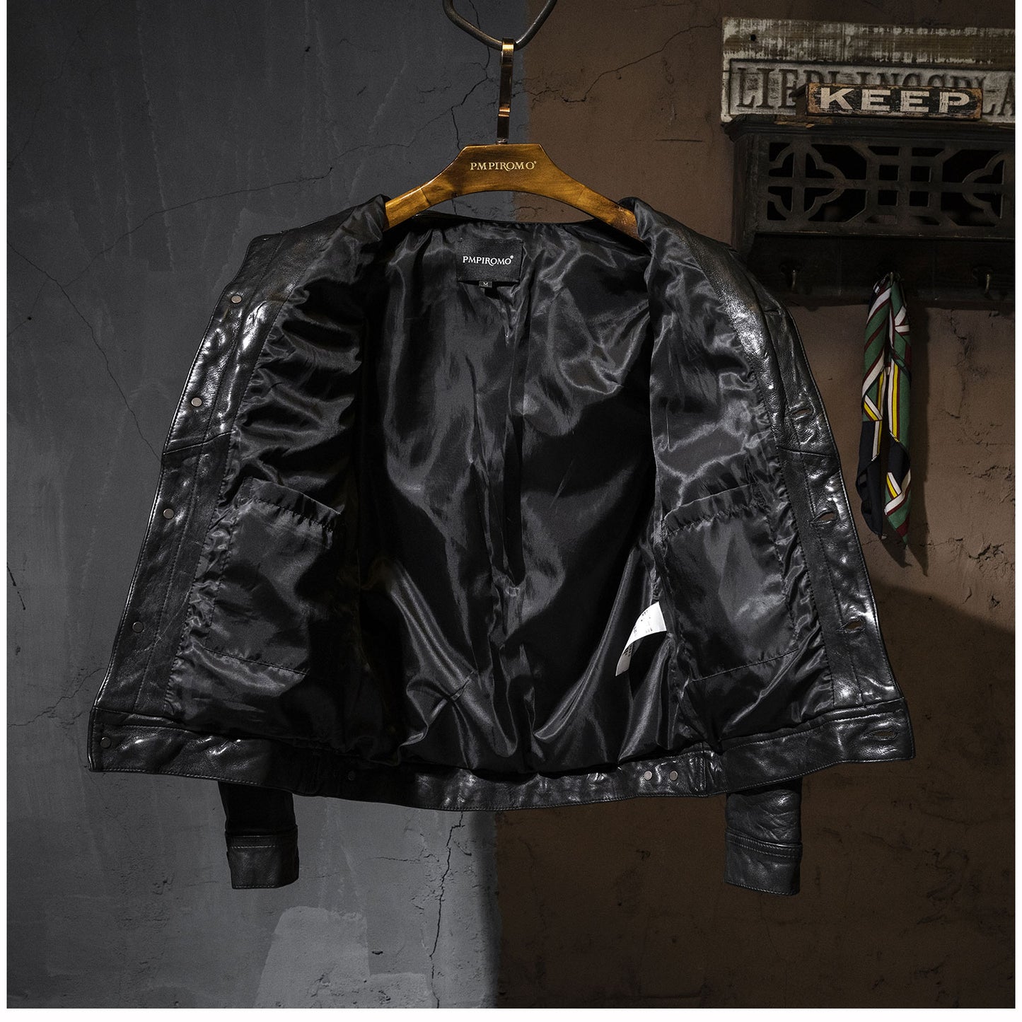 ☆101-Jスタイル 植物タンニンなめし ウォッシュ加工 シープレザージャケット☆S~2XL