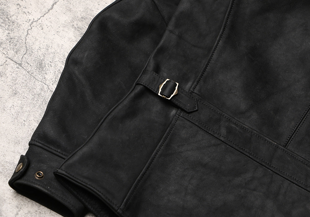 1930’s 復刻型ヴィンテージ加工 カウレザー シングルライダース ジャケット M~5XL