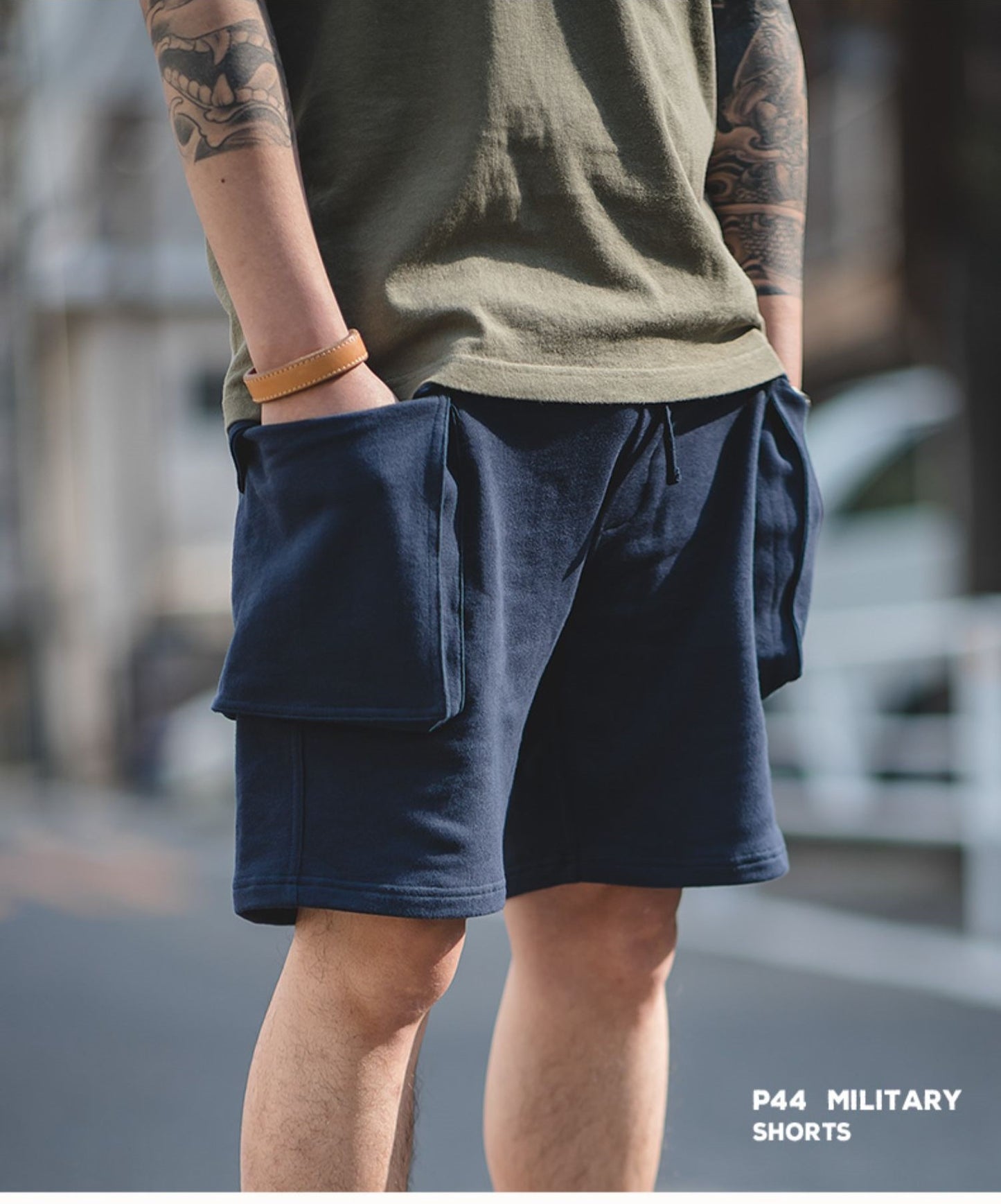 ◆ヴィンテージUSMC P44アーミーモディファイデザイン スウェットショーツ◆S~2XL