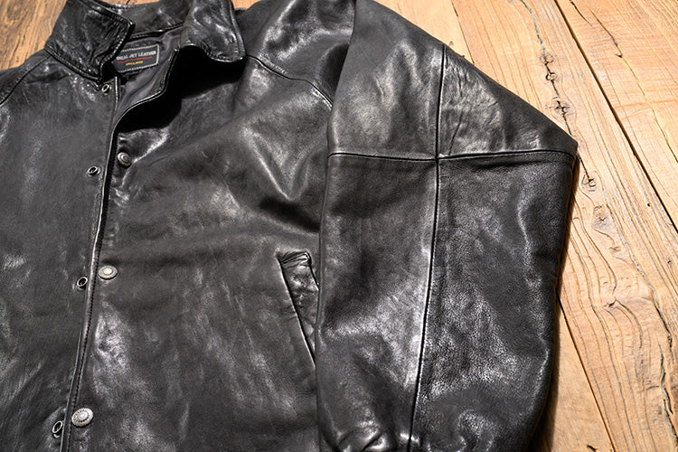 ★植物タンニン鞣し ウォッシュ加工 シープレザーコーチジャケット★M~XL