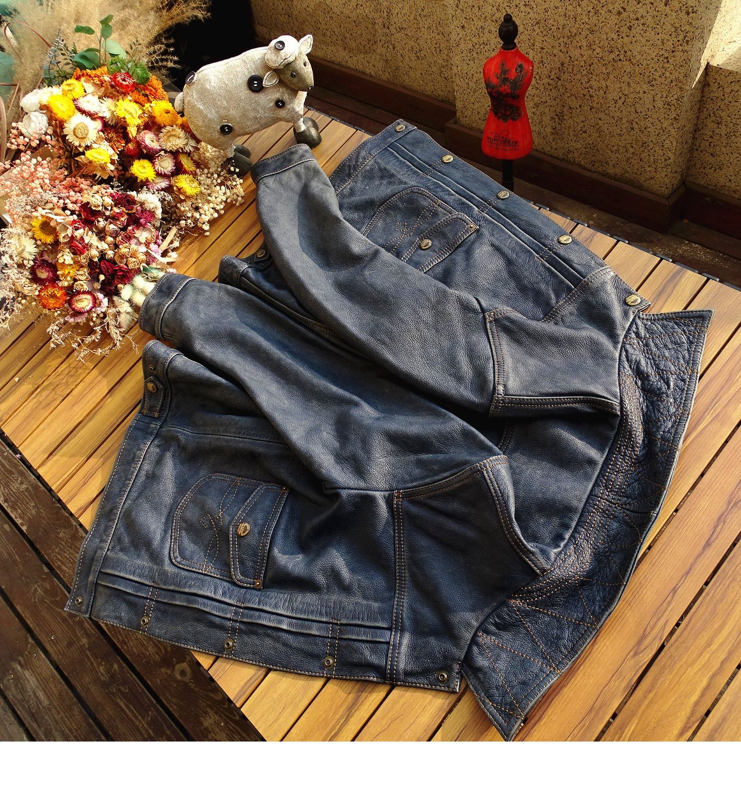 ☆ヴィンテージ2nd型 507復刻 ウエスタンステッチ カーフレザーショートジャケット☆S~5XL