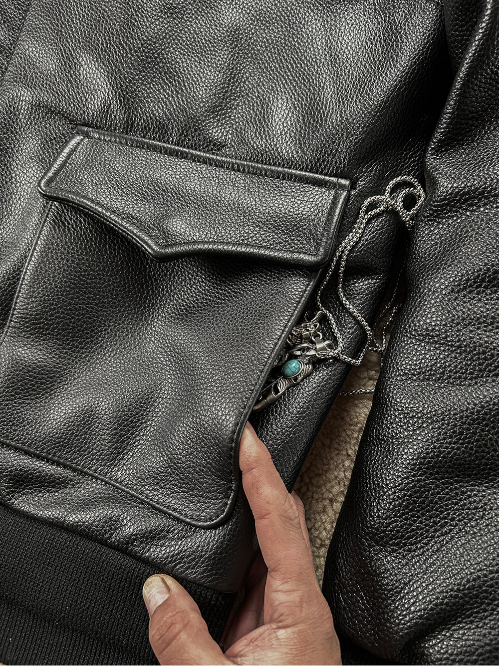 △ヴィンテージ復刻 イタリア産カウレザー使用 A-2ジャケット▽ XL~5XL