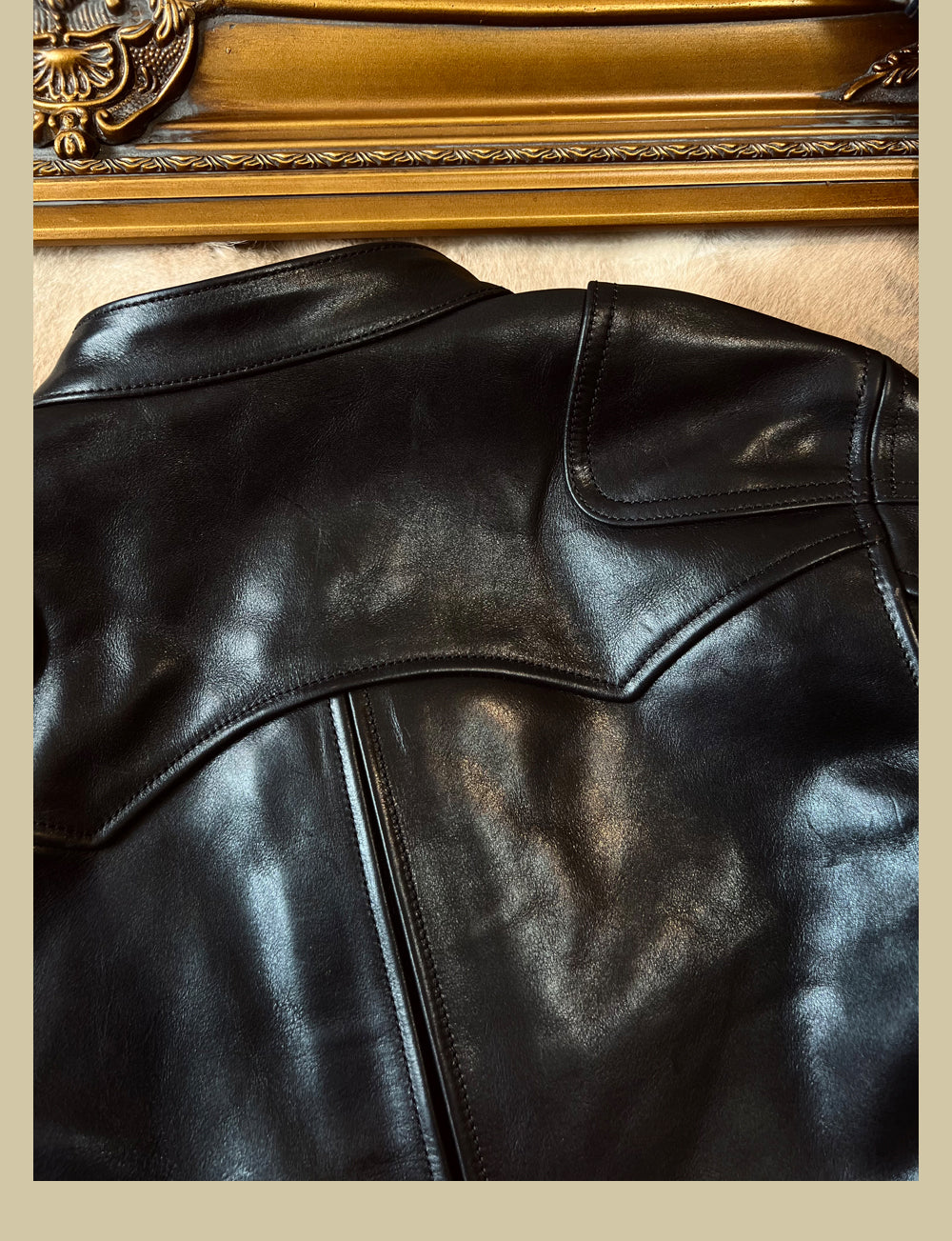 ▲茶芯ホースハイドレザー シングルライダース ジャケット▼S~4XL
